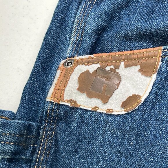 Wrangler Riggs Workwear Jeans Durashield Denim Mens 36 X 32 Hammer Loop * - Picture 6 of 9